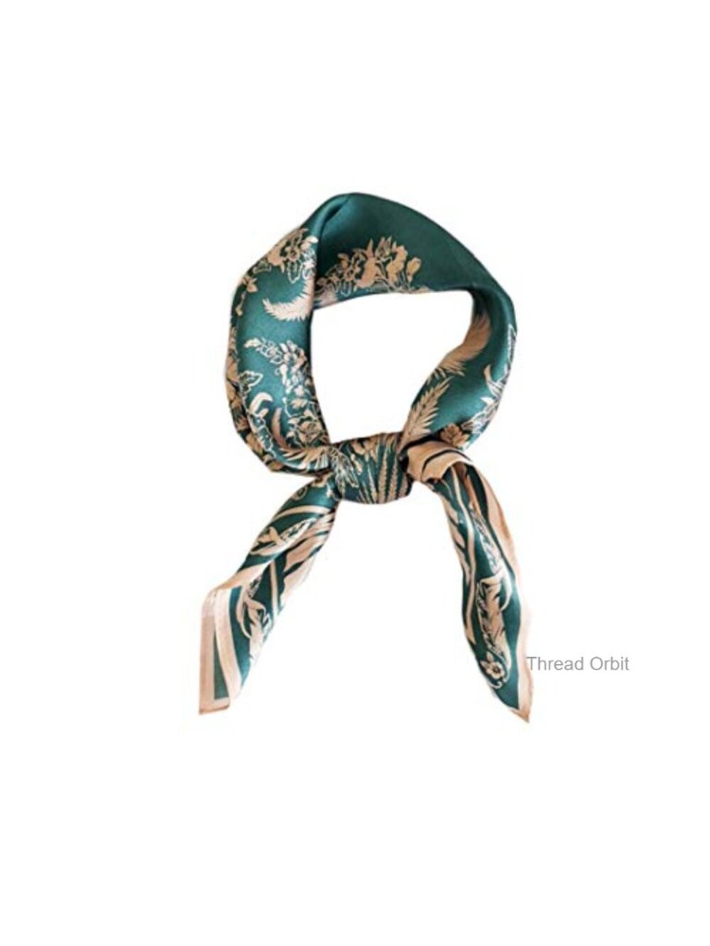 100% Mulberry Silk Scarf 21" Square Satin Neckerchief Hair Wrap